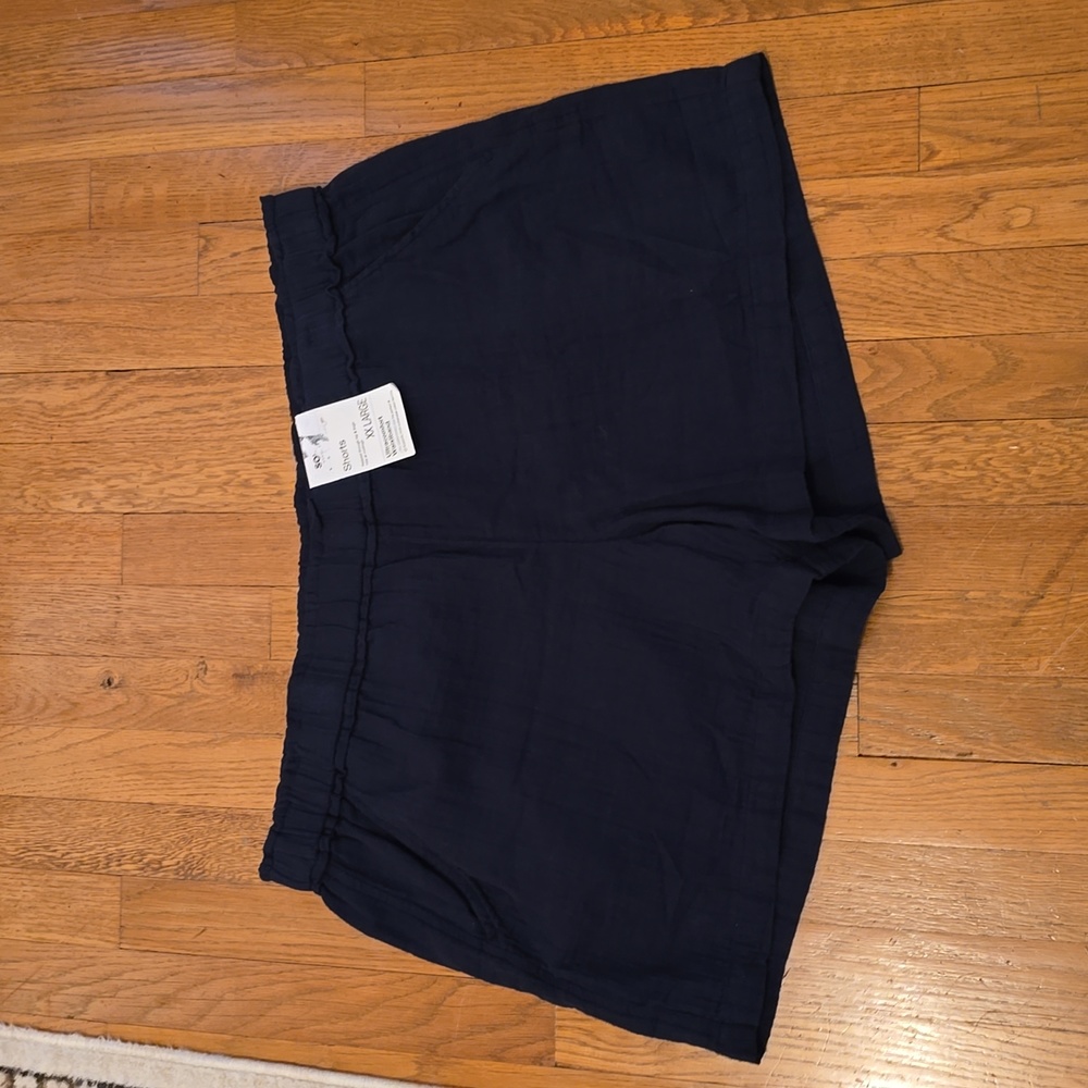 SONOMA BRAND WOMEN'S PLUS SIZE COTTON NAVY BLUE SHORTS SIZE XX LARGE
